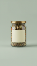 Sage Mist Herb Medley Glass Jar